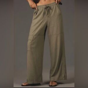 Pilcro Olive Wide Leg Pants